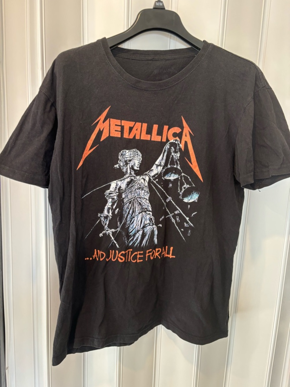 Metallica "...And Justice For All" Black Band Tee 100pct Cotton